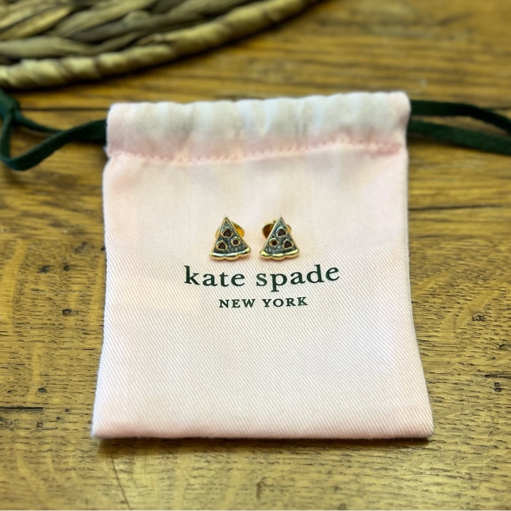 Kate spade pizza earrings